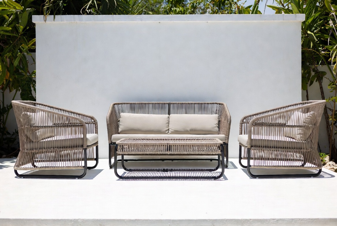 New outdoor furniture set